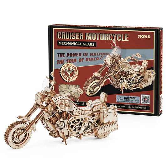 Vintage Motorcycle Puzzle Kit