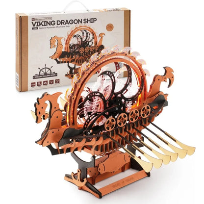 Viking Dragon Ship Puzzle Kit