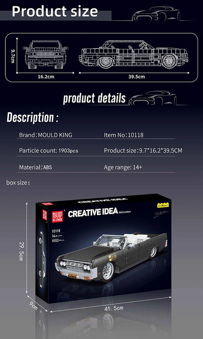 Vintage Car Building Blocks