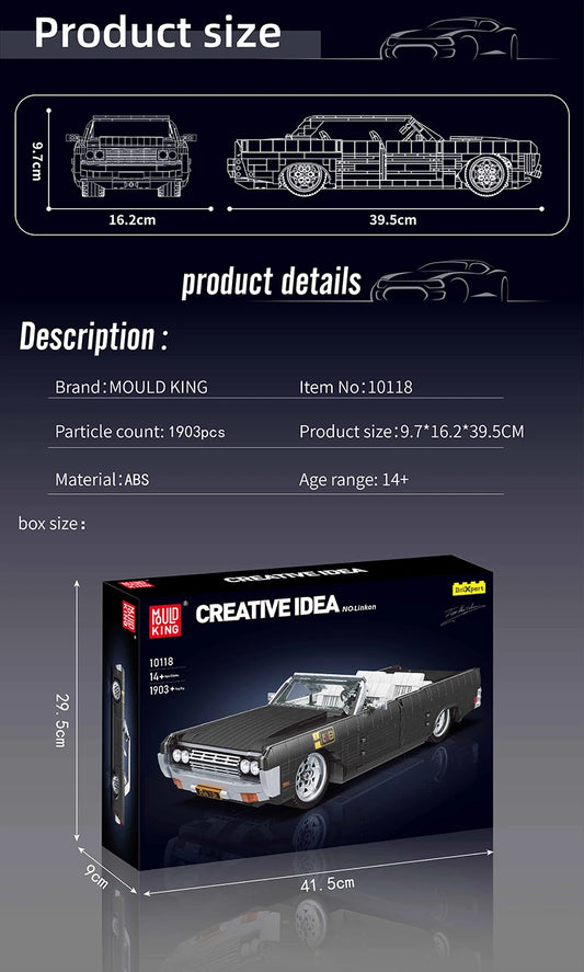 Vintage Car Building Blocks