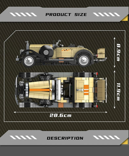 Retro Car Building Set