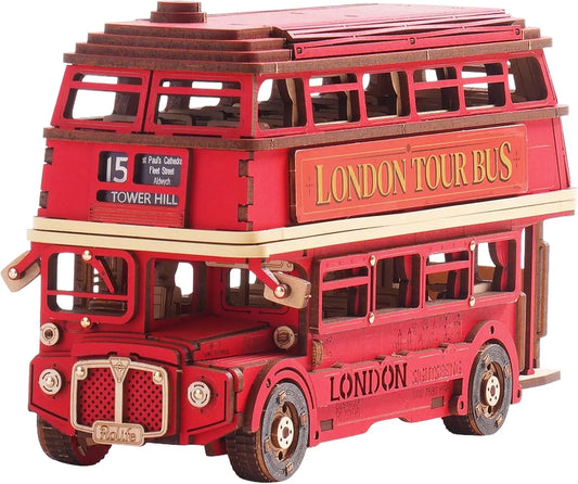 London Bus Wooden Puzzle Kit