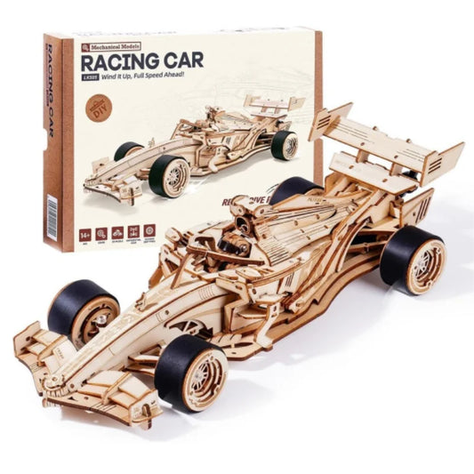 Speedy Wooden Race Car Puzzle