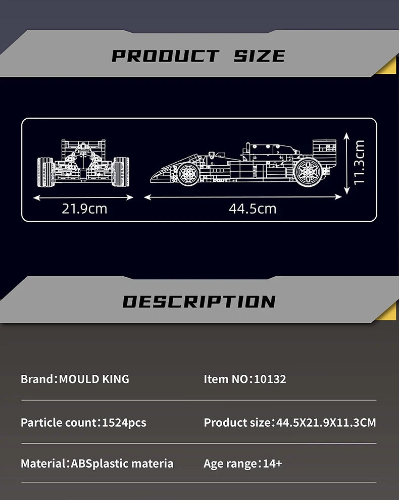 Ultimate Racing Car Brick Set